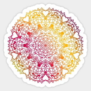 Heart mandala Sticker